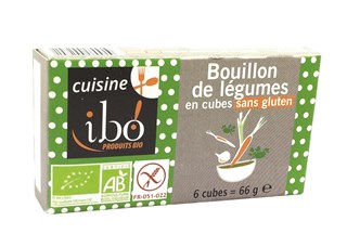 Ibo! Bouillon de légumes sans gluten bio 66g - 3950